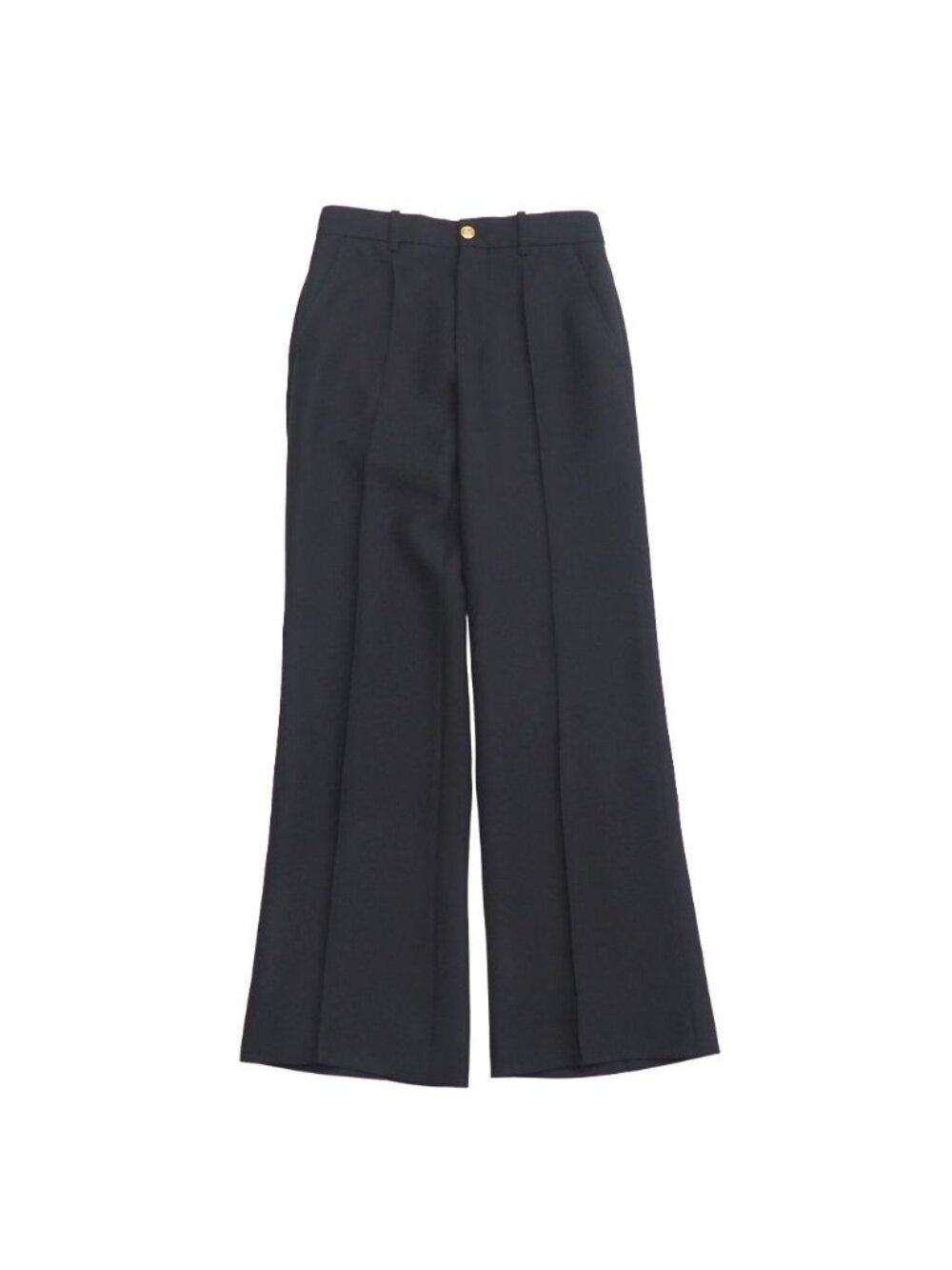 Gucci Pants GG Button Center Crease Flare Trousers